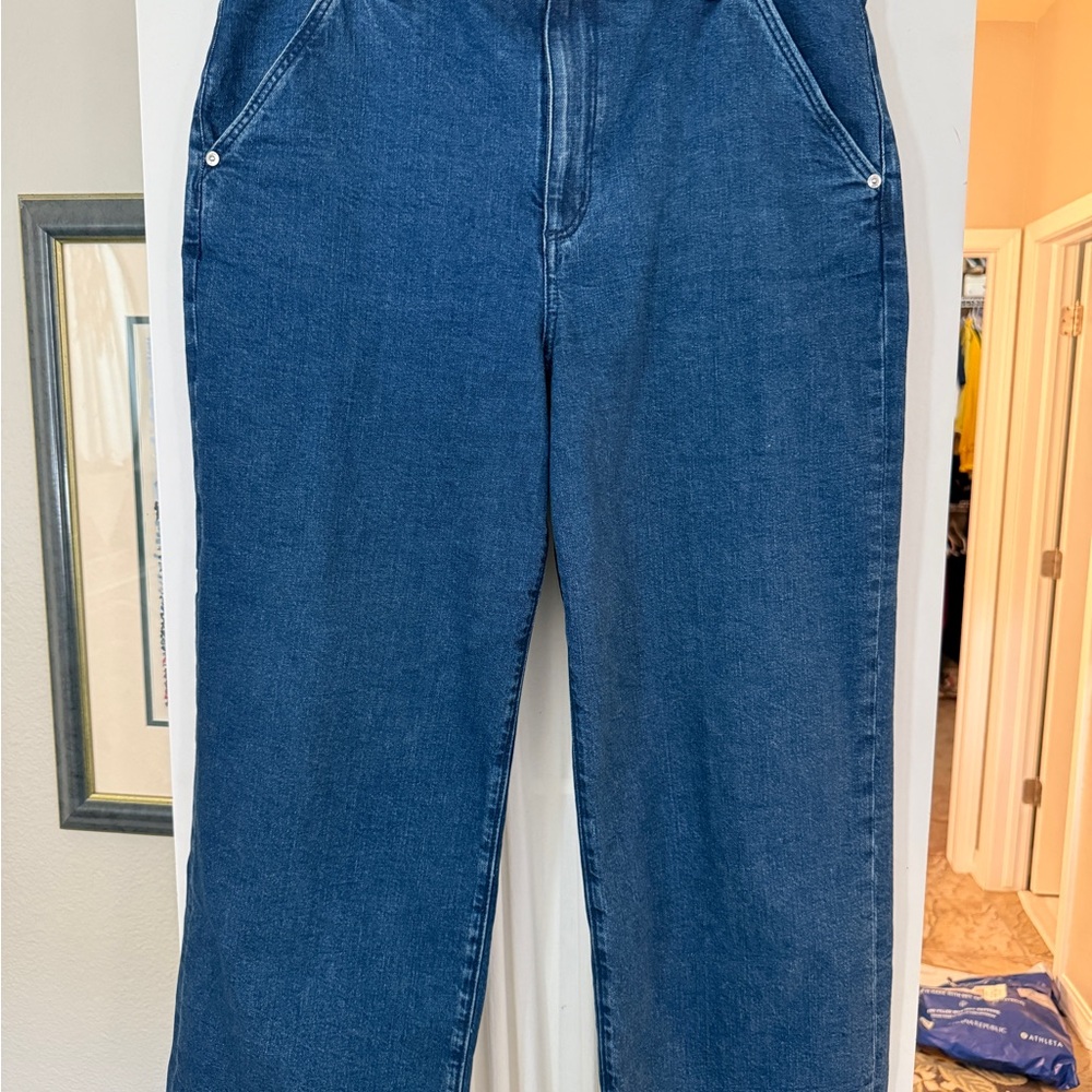 LOFT Women's Flare & Wide Leg Jeans - Dark Blue